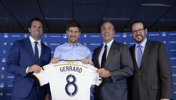 Steven Gerrard fue presentado en su nuevo equipo: Los Ángeles Galaxy
