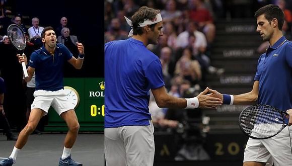 El blooper de Novak Djokovic que perjudicó a Roger Federer