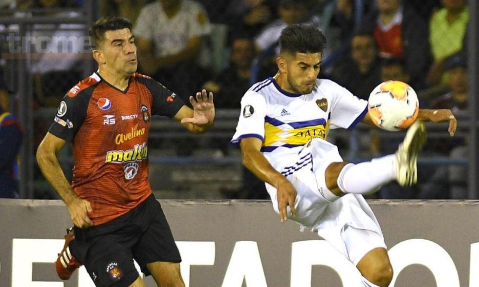 Boca Juniors, en el debut de Carlos Zambrano no pudo con Caracas e igualó 1-1 por Copa Libertadores [VER GOLES]