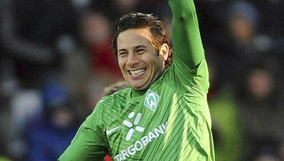 Claudio Pizarro es la esperanza en el Werder Bremen