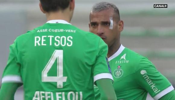 Miguel Trauco debuta en la temporada con Saint-Étienne. (Foto: Canal+)