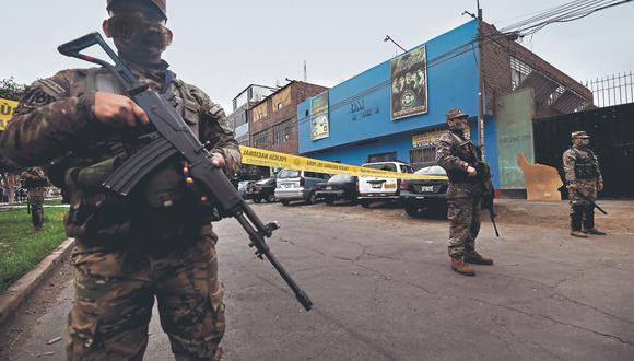 Trece personas murieron el último sábado luego de intervención policial en discoteca Thomas Restobar de Los Olivos. (Foto: GEC)