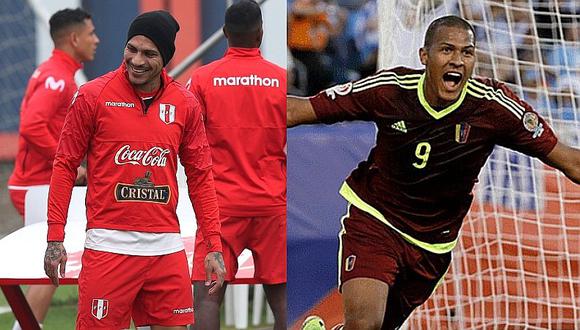 Perú vs Venezuela: Salomón Rondón se refirió a Paolo Guerrero previo al debut en la Copa América 2019