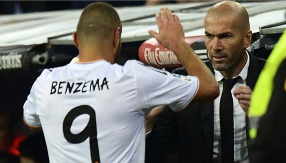 Real Madrid: Zinedine Zidane respalda a Karim Benzema