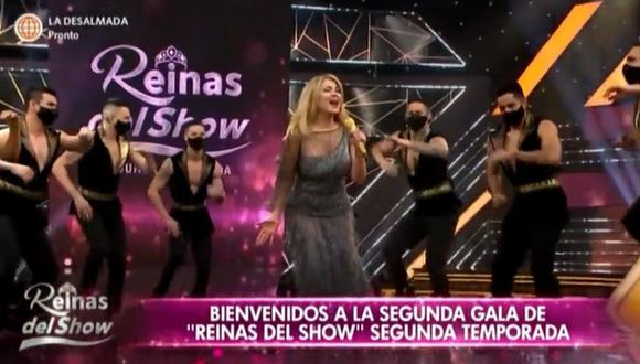 Gisela Valcárcel inició “Reinas del Show” con problemas técnicos. (Foto: Captura)
