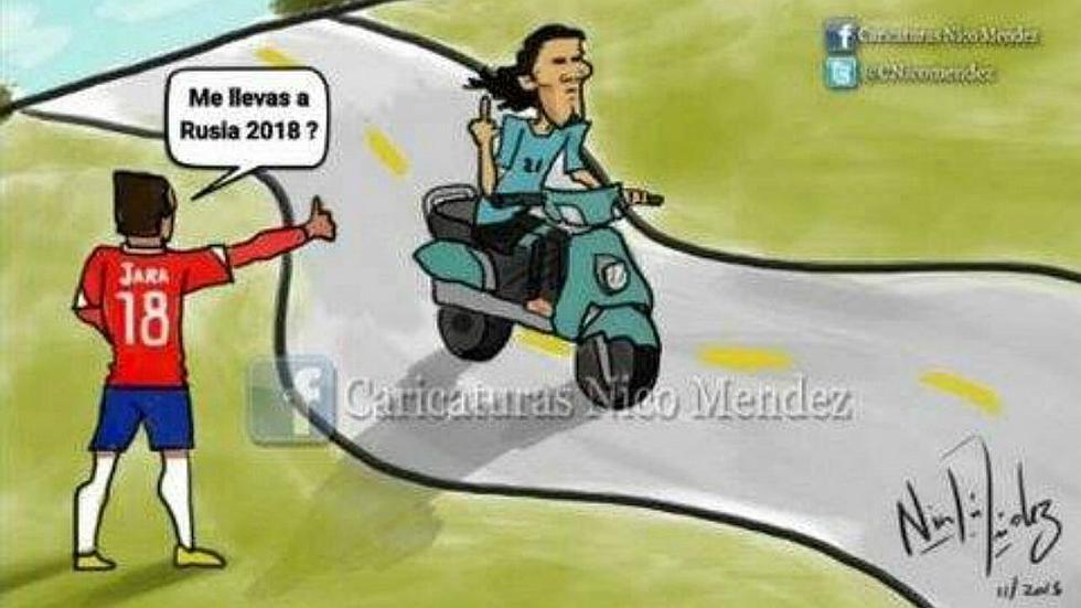 Chile: los divertidos memes tras la Eliminación del Mundial [FOTOS]