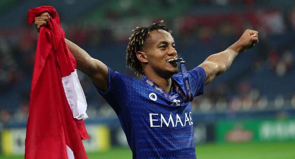 André Carrillo / Benfica (Portugal) - Al Hilal (Arabia Saudita). (Foto: AFP)