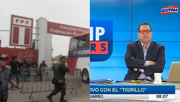 Phillip Butters sugiere al 'Tigrillo' Navarro que denuncie a la FPF