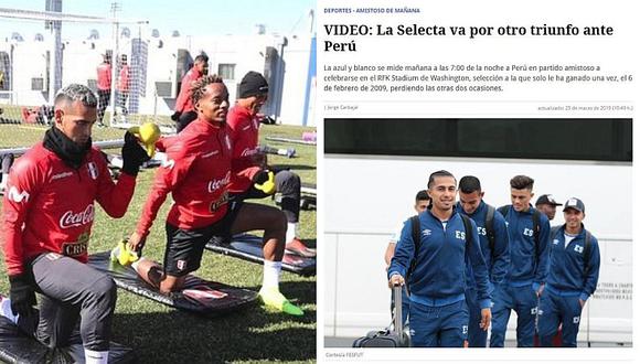 Perú vs. El Salvador: así ve la prensa salvadoreña a la blanquirroja en la previa