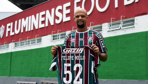 Felipe Melo es nuevo jugador de Fluminense hasta finales del 2023. (Foto: Fluminense)