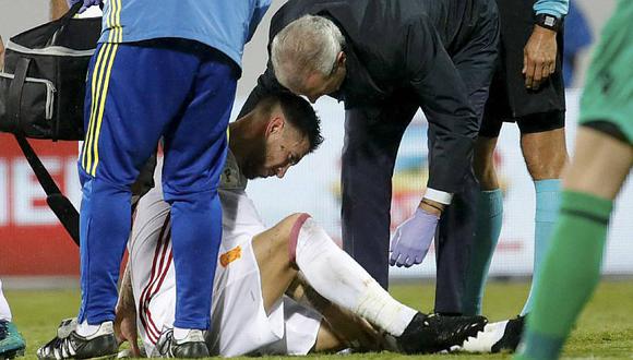 Eliminatorias: Sergio Ramos sufre lesión a rodilla y es baja 3 meses