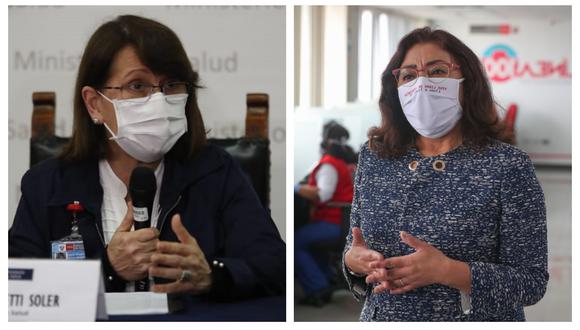 Pilar Mazzetti y Violeta Bermúdez fueron citadas por el Congreso para informar sobre medidas ante segunda ola por coronavirus. (Foto: GEC/Andina)