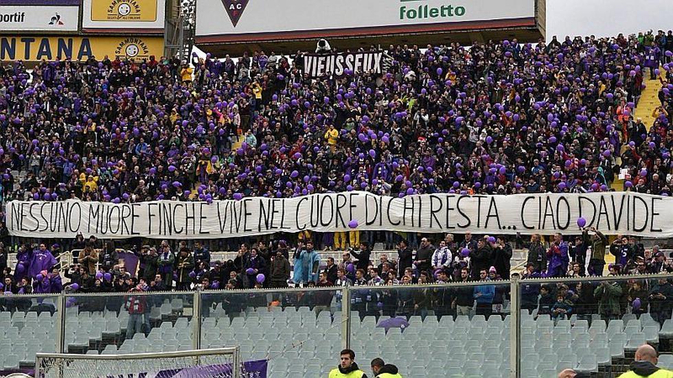 El conmovedor homenaje de la Fiorentina a Davide Astori [GALERÍA] 