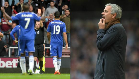 Chelsea pierde ante el West Ham y José Mourinho sale expulsado [VIDEO]