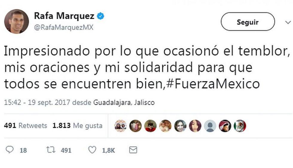 Futbolistas del mundo envían mensajes de aliento tras terremoto en México [FOTOS]