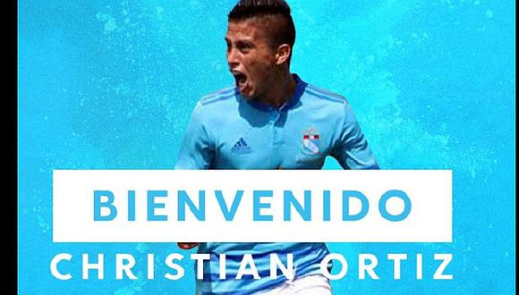 Sporting Cristal: Christian Ortiz es el nuevo fichaje