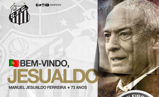 Jesualdo Ferreira, de 73 años, ocupará el cargo dejado por Jorge Sampaoli. (Foto: Santos FC)
