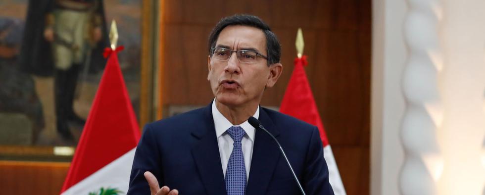 El mandatario Martín Vizcarra indicó que se están tomando las medidas correspondientes para evitar la propagación  del virus. (Foto: Andina)