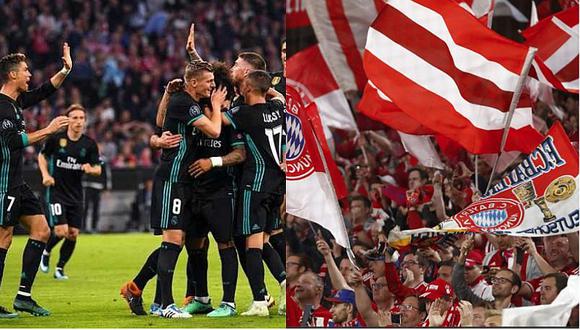 Afición de Bayern Munich se burla de Real Madrid con cántico