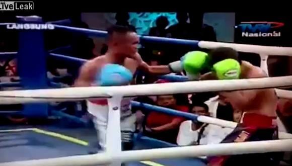 Sucedió en Indonesia : Este boxeador murió en pleno ring [VIDEO]