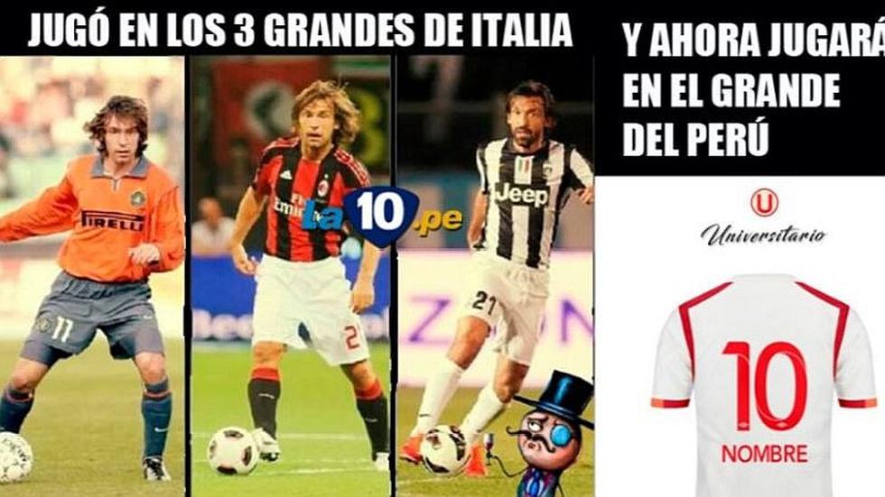 Universitario y los memes tras cancelarse amistoso con Pirlo [FOTOS]