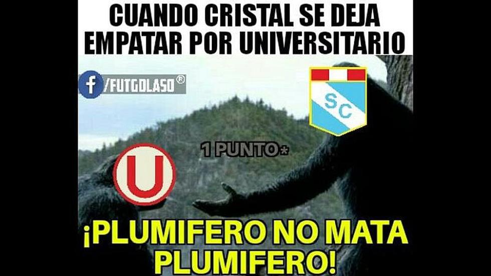 Universitario: memes se burlan del empate ante Sporting Cristal [FOTOS]