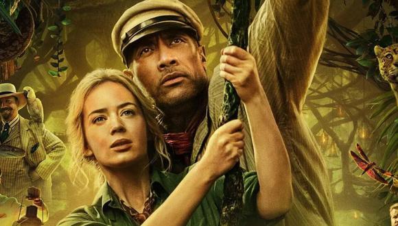 Dwayne Johnson y Emily Blunt protagonizan esta nueva película de aventura ambientada a inicios del siglo XX sobre un grupo de exploradores en busca del mítico árbol de la vida.  (Foto: Disney)