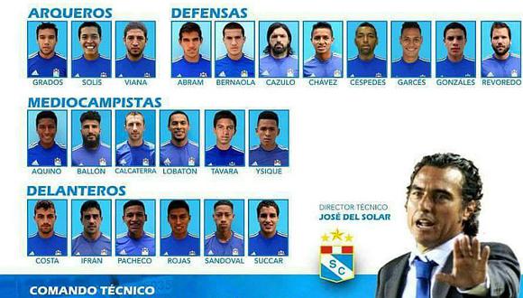 Sporting Cristal y su plantel para la Copa Libertadores 2017 [FOTO]