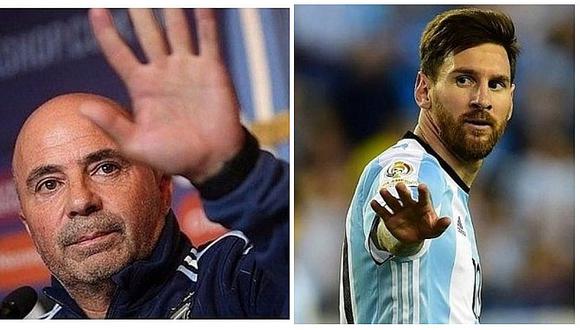 Jorge Sampaoli: "Lo importante acá es que yo le haga caso a Messi" (VIDEO)
