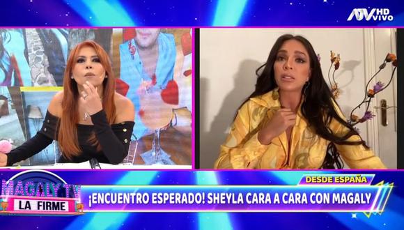 Sheyla Rojas fue entrevistada en el programa de Magaly Medina. (Foto: Captura Magaly TV: La Firme).