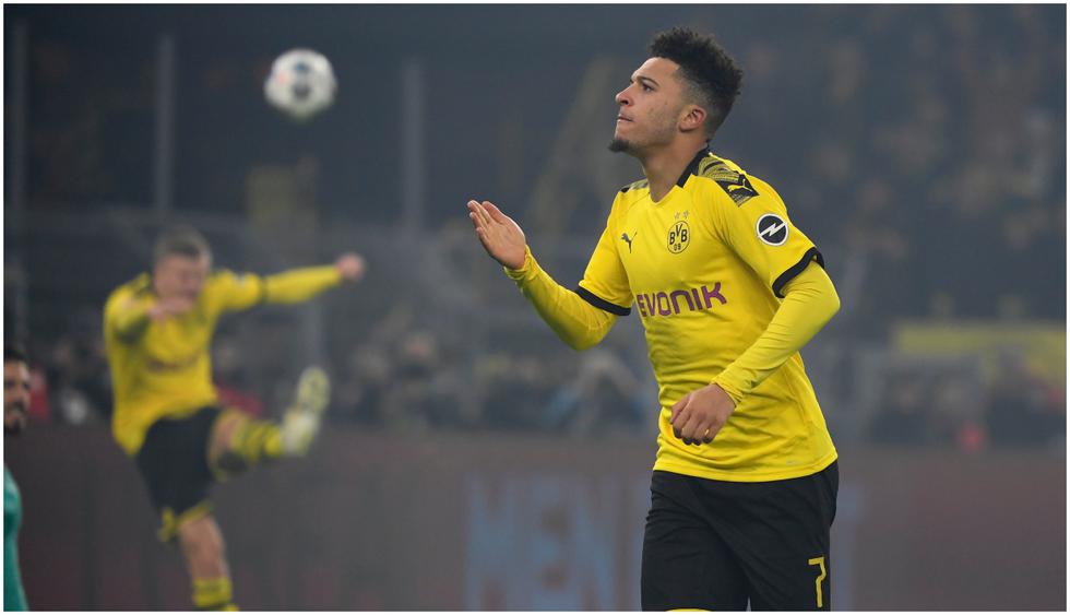 Edad 19: Jadon Sancho juega en Borussia Dortmund y está valorizado en 130 millones de dólares (Foto AFP)