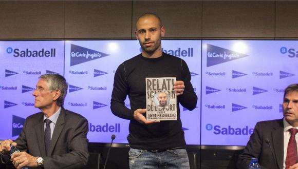 Barcelona: Javier Mascherano apadrina libro para la lucha contra enfermedad congénita