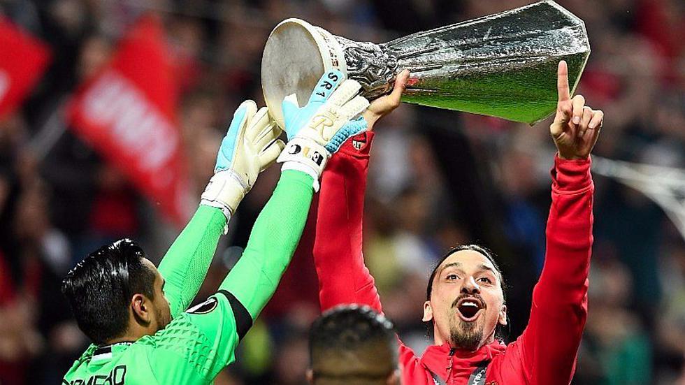 Europa League: mira la celebración del Manchester United [GALERÍA]