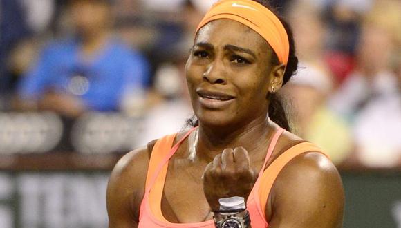 Tenis: Serena Williams lloró al vencer a rumana en Indian Wells