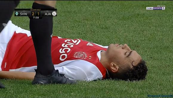 Futbolista del Ajax sufrió paro cardiaco en pleno partido [VIDEO]