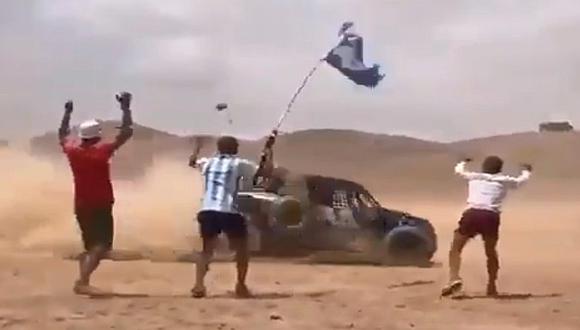 Dakar 2019: Piloto argentino se detiene en pleno Rally para tomarse 'selfie'