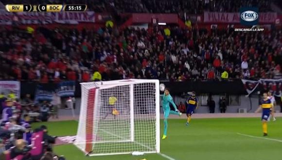River Plate vs. Boca Juniors | ¡Pudo ser un golazo! Montiel estuvo cerca de anotar el  2-0 para 'millonarios' | VIDEO