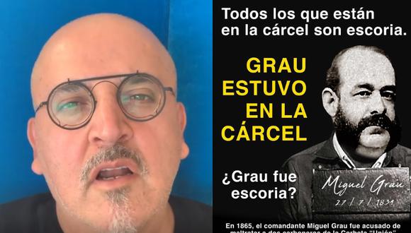 Beto Ortiz compara a Miguel Grau y César Vallejo con presos que piden ser liberados por pandemia. (Foto: Instagram)