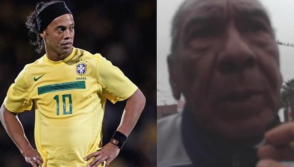 Julio Meléndez denuncia maltrato por organización que trae a Ronaldinho