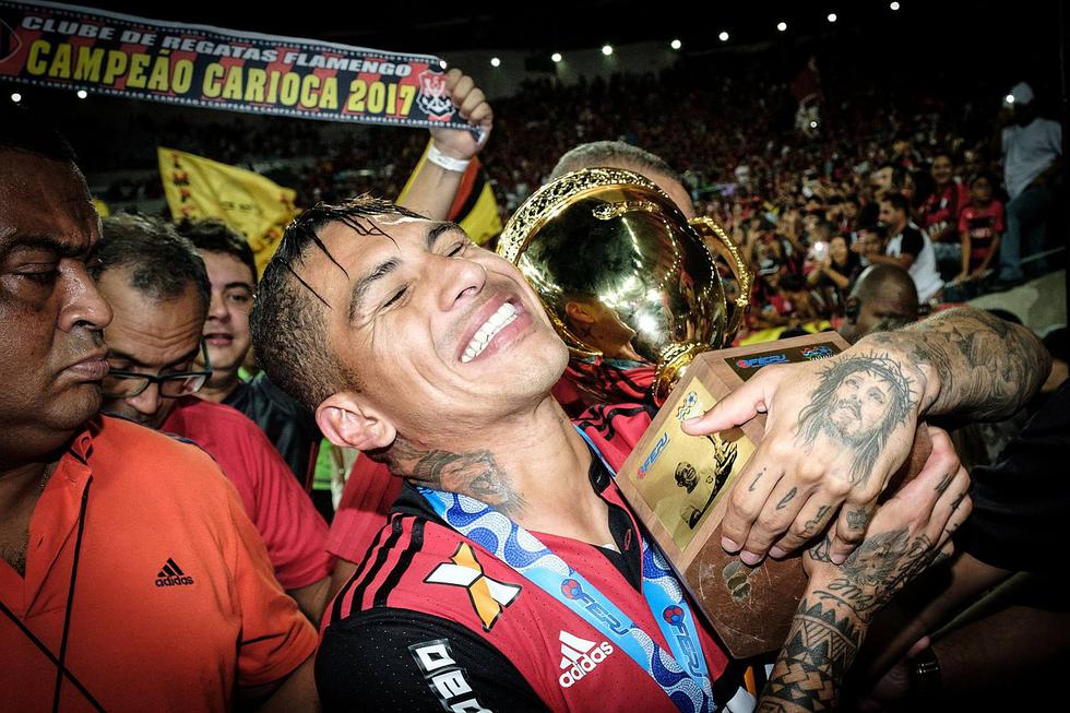 Paolo Guerrero: así celebró el Campeonato Carioca [IMÁGENES]