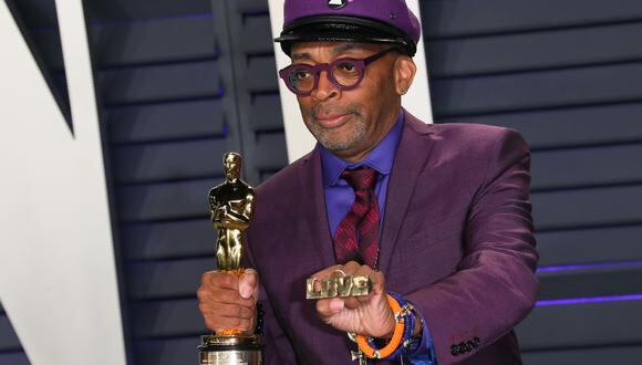 El ganador del Mejor Guión Adaptado para "BlackKklansman", Spike Lee, asiste a la Vanity Fair Oscar Party de 2019. (Foto: AFP)