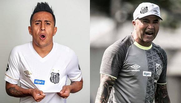 Christian Cueva quedó fuera del próximo duelo de Santos y Jorge Sampaoli explicó las razones | VIDEO