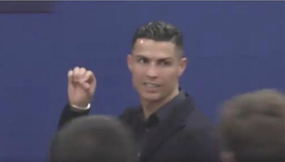 Cristiano Ronaldo se burla de los hinchas del 'Atleti' tras derrota