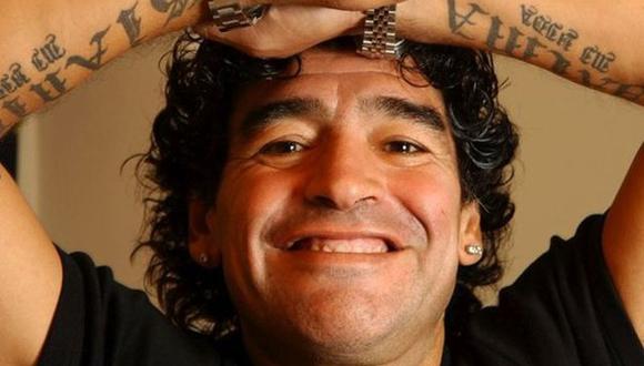 Diego Maradona y la polémica foto que publicó Twitter
