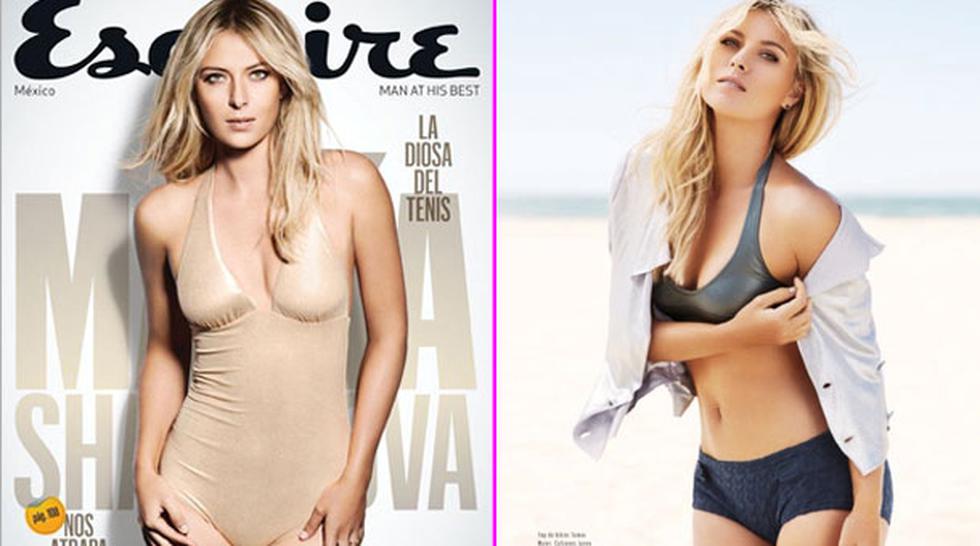 La tenista María Sharapova posó para la revista Esquire [FOTOS]
