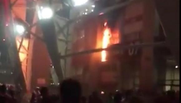 Internacional | Estadio Beira-Río se incendió tras la final perdida de la Copa de Brasil [VIDEO]