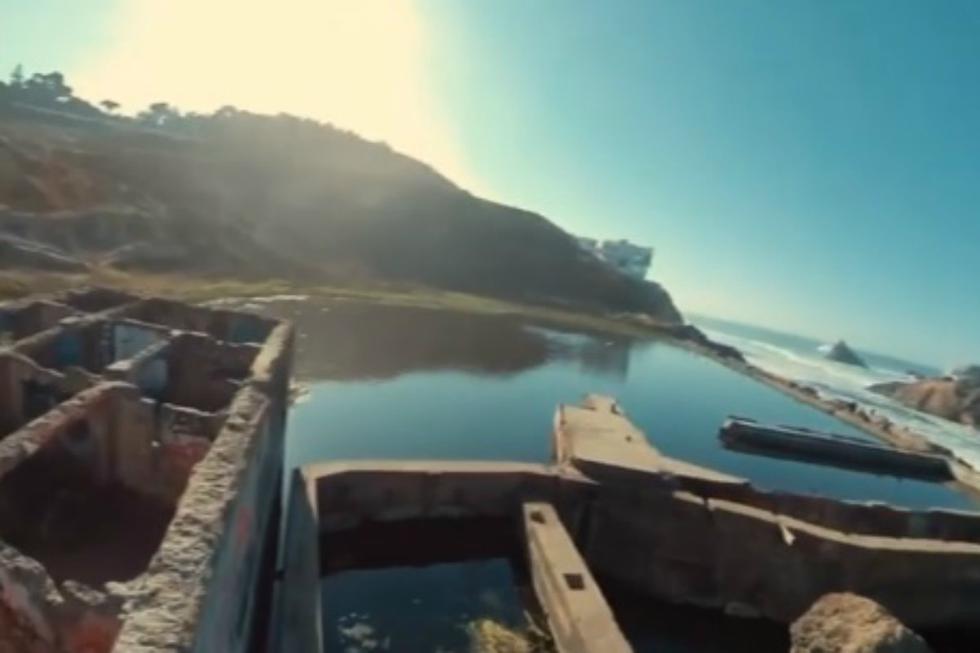 Se viralizó en Facebook el truco de una joven que demostró que no es necesario contar con un drone para realizar tomas espectaculares. (Foto: Captura)