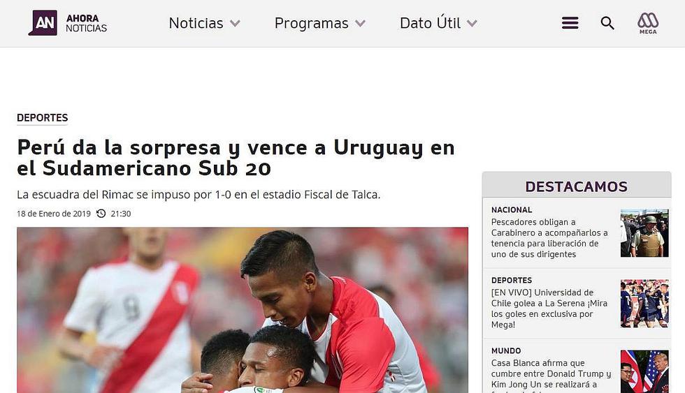 Prensa mundial sorprendida tras triunfo de la selección peruana sub 20 [FOTOS]