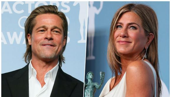 Brad Pitt y Jennifer Aniston decidieron dejar los problemas del pasado para pasar juntos la cuarentrena. (Fotos: AFP)