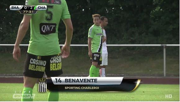 ​Cristian Benavente: Mira su gol en el amistoso del Charleroi [VIDEO]